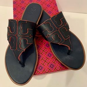 Tory Burch Jamie Full Logo ThongSandals